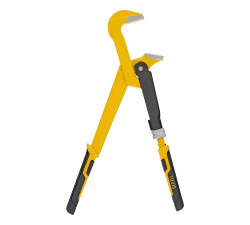 Ключ трубный рычажный №0, 3/4", цельнокованый, CrV, тип "L" Denzel