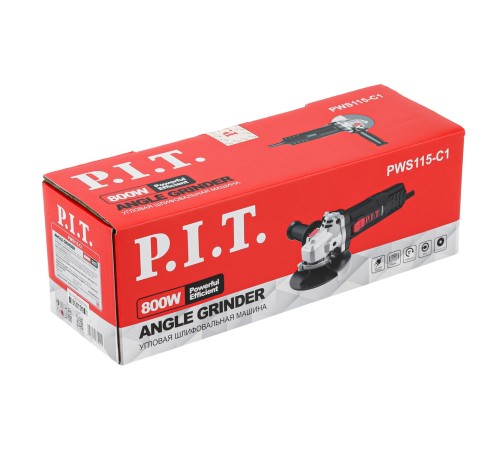 Шлифмашина угловая сетевая P.I.T. PWS115-C1