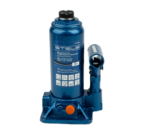 Домкрат гидравлический бутылочный, 3 т, H подъема 178-343 мм Stels