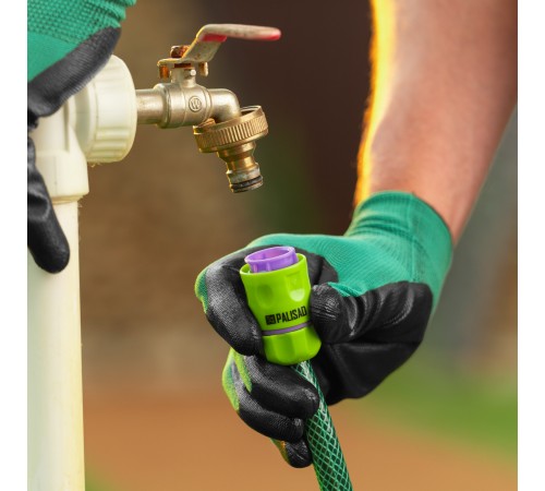 Набор поливочный, шланг 1/2", 25 м, 7 режимов пистолет, соединитель, адаптер Palisad