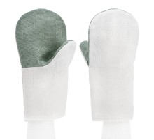 Рукавицы х/б с брезентовым наладонником, 2 размер Сибртех