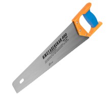 Ножовка по дереву, 400 мм, шаг зубьев 4 мм, пластиковая рукоятка