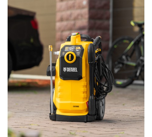 Моечная машина высокого давления K 50 Power, 2100 Вт, 150 бар, 600 л/ч, асинх. двиг.// Denzel
