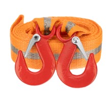 Трос буксировочный 2.5 т, 5 м, 2 крюка, сумка на молнии Stels