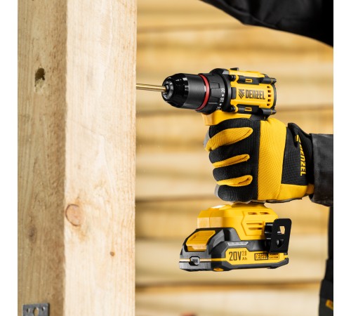 Дрель-шуруповерт аккумуляторная бесщет. CDH-BL-20, Li-Ion, 20 В// Denzel