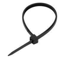 Хомуты, 100 x 2.5 мм, пластиковые, черные, 100 шт Сибртех