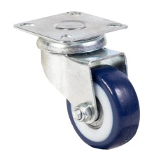 Колесо аппаратное поворотное SCv 25 50 мм (синяя резина) Колесо аппаратное поворотное SCv 25 50 мм (синяя резина)