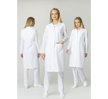 Халат женский Стандарт (тк.ТиСи), белый