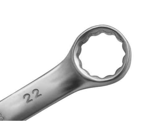 Ключ комбинированный, 22 мм, CrV, матовый хром Matrix