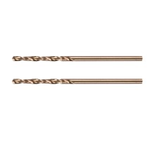 Сверло по металлу, 2 мм, HSS Co-8%, 2 шт.// Denzel