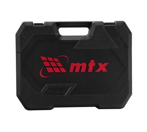 Набор инструментов, 1/2", 1/4", пластиковый кейс 76 предметов MTX