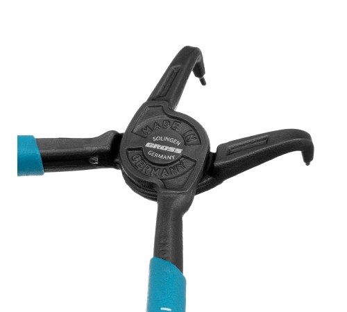 Съемник, 165 мм, для внутренних стопорных колец (19-60 мм), изогнутые губки (сжим) Gross