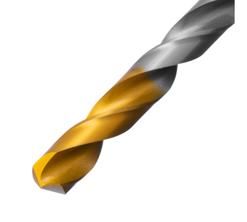 Сверло спиральное по металлу 8,5 x 117 мм, Р6М5, Golden Tip  Denzel