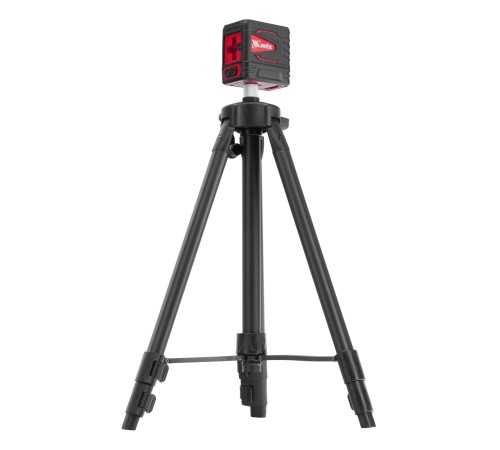 Лазерный уровень QBC RED Pro SET, 10 м, красный луч, батарейки, штатив MTX