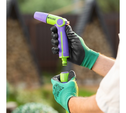 Пистолет-распылитель, регулируемый, двухкомпонентная рукоятка Palisad