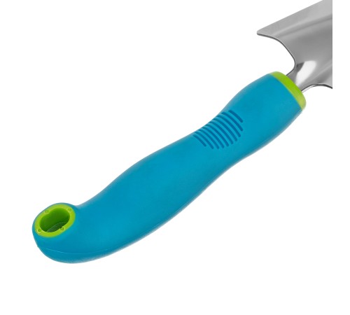 Совок посадочный широкий, 90 х 320 мм, нержавеющая сталь, двухкомпонентная рукоятка, Premium Plus, Palisad