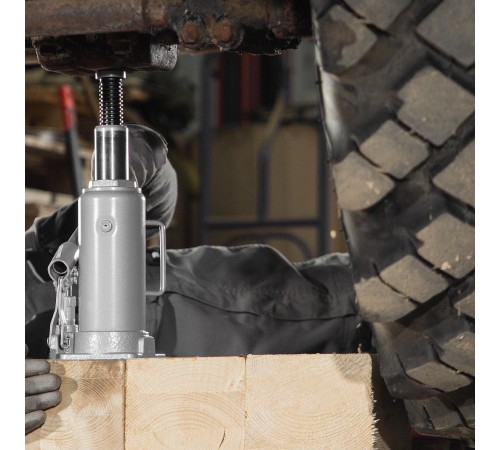 Домкрат гидравлический бутылочный, 10 т, высота подъема 230-460 мм Matrix