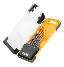 Набор сверл по металлу, 2-8мм, Р6М5К8-TiN, Golden Tip, 6 шт Denzel