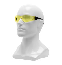 Очки защитные открытые, поликарбонатные, желтые ОЧК202 (0-13022)