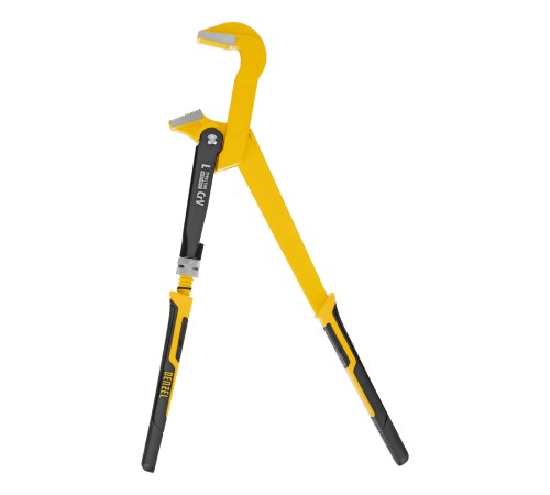 Ключ трубный рычажный №2, 1,5", цельнокованый, CrV, тип "L" Denzel