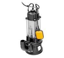 Фекальный насос FP1800-KS, 1800 Вт, напор 17 м, 26000 л/ч, нож-измельчитель Denzel