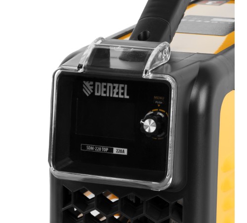Аппарат инвертор. дуговой сварки SDM-220 Top, 220 А, ПВ 60% кейс// Denzel
