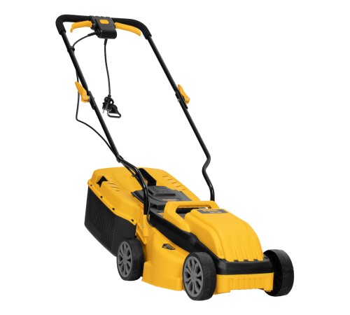 Газонокосилка электрическая GMC-1200, шир.,32см, 1200 Вт, 3 уров., травосб. 30 л Denzel