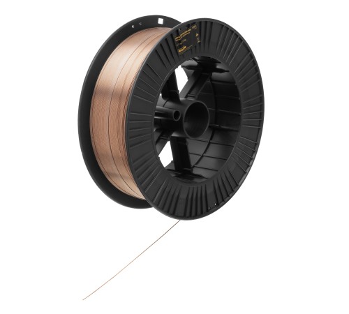 Омедненная проволока ER70S-6, диам. 1 мм, 15 кг, диам. катушки D300 Denzel