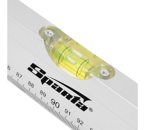 Уровень алюминиевый, 1800 мм, 2 глазка, линейка Sparta