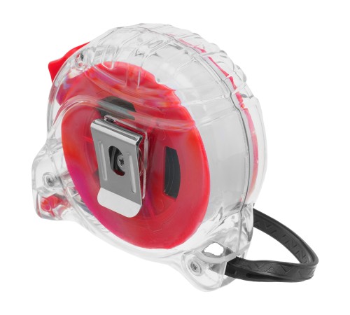 Рулетка Crystal,10 м х 25 мм,корпус из поликарбоната Matrix