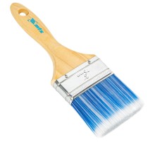 Кисть плоская "Евро" 3", искусственная щетина, деревянная ручка MTX
