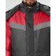Куртка зимняя Легион (тк.OxLine), т.серый/красный