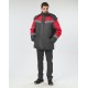 Куртка зимняя Легион (тк.OxLine), т.серый/красный
