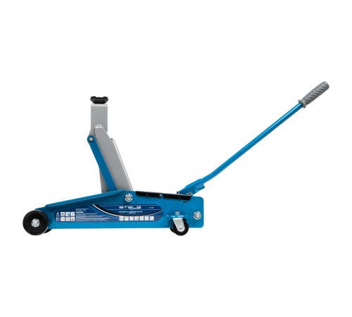 Домкрат гидравлический подкатной, высокий подъем, 3т, SUV, 190-535 мм, в кейсе Stels