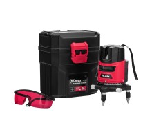 Лазерный уровень CRX-30R, 30 м, красный луч, батарейки, резьба 5/8" MTX Лазерный уровень CRX-30R, 30 м, красный луч, батарейки, резьба 5/8" MTX