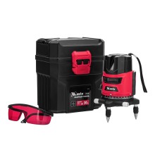 Лазерный уровень CRX-30R, 30 м, красный луч, батарейки, резьба 5/8" MTX