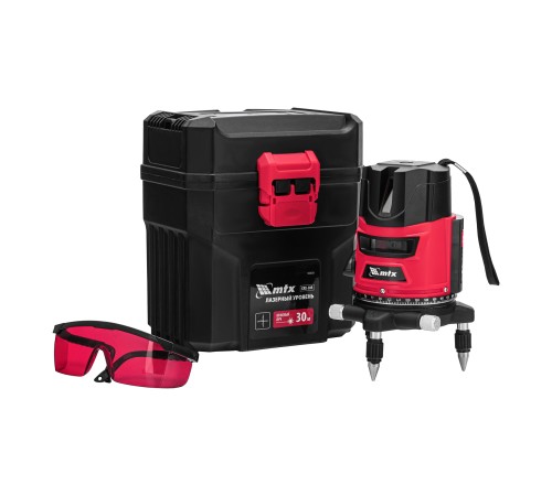 Лазерный уровень CRX-30R, 30 м, красный луч, батарейки, резьба 5/8 Лазерный уровень CRX-30R, 30 м, красный луч, батарейки, резьба 5/8