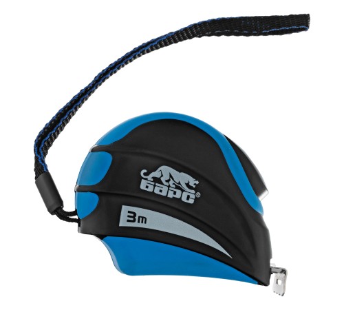 Рулетка Полимер,3 м х 16 мм,автоматическая фиксация,эргономичная форма Барс