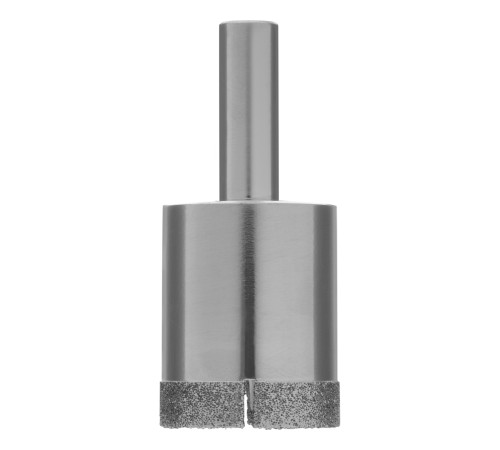 Сверло по стеклу и керамической плитке, 25 х 55 мм, цилиндрический хвостовик Сибртех