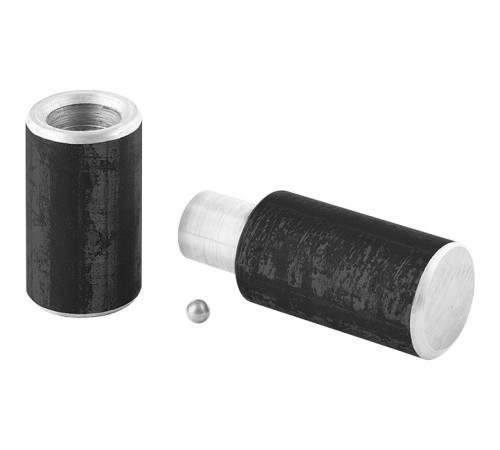 Петля гаражная с шаром, D 40 x 140 мм, 2 шт, Сибртех