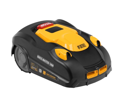 Робот-газонокосилка Grass Master 1000  1000м², 3Ач, 28V, LCD дисплей, Wi-Fi Denzel
