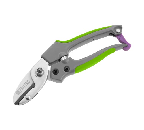 Секатор с наковальней, 170 мм, металлические обрезиненные рукоятки, Palisad Секатор с наковальней, 170 мм, металлические обрезиненные рукоятки, Palisad