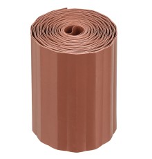 Бордюрная лента, 15 х 900 см, полипропиленовая, коричневая, Palisad