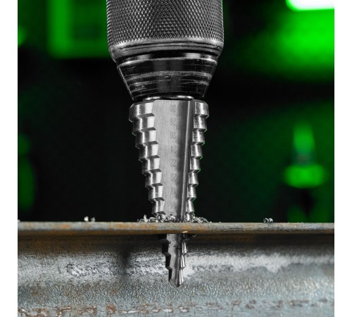 Сверло ступенчатое по металлу, 6-8-10-12-14-16-18-20-22-24-26-28-30мм, 4241 Сибртех