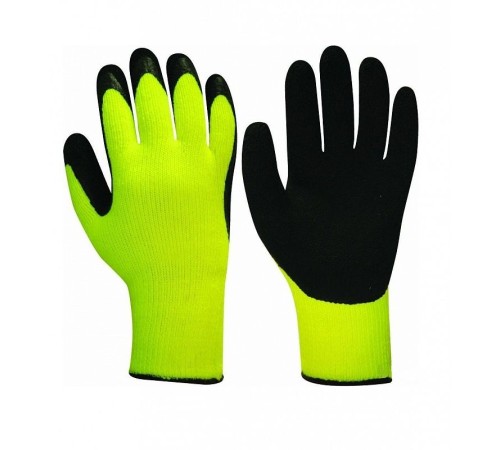 Перчатки утепл. акриловые со вспененным латекс. покрытием, цвет в ассортименте Перчатки утепл. акриловые со вспененным латекс. покрытием, цвет в ассортименте