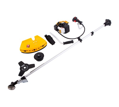 Триммер бензиновый DR-25, 25 см3, неразъемная штанга, состоит из 2 частей Denzel