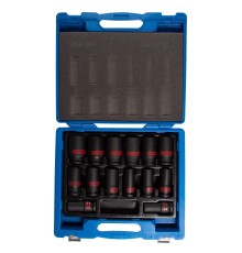 Набор ударных глубоких торцевых головок 3/4", шестигранные, 3/4"-1-5/8", 14 предметов KING TONY 6414SP Набор ударных глубоких торцевых головок 3/4", шестигранные, 3/4"-1-5/8", 14 предметов KING TONY 6414SP