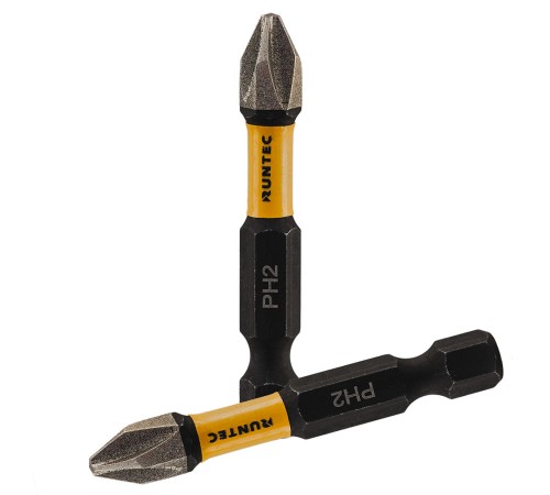 RUNTEC RT-IB51 Бита ударная RUNTEC Diamond Coating H6.35 50мм PH2 5шт. RUNTEC RT-IB51 Бита ударная RUNTEC Diamond Coating H6.35 50мм PH2 5шт.