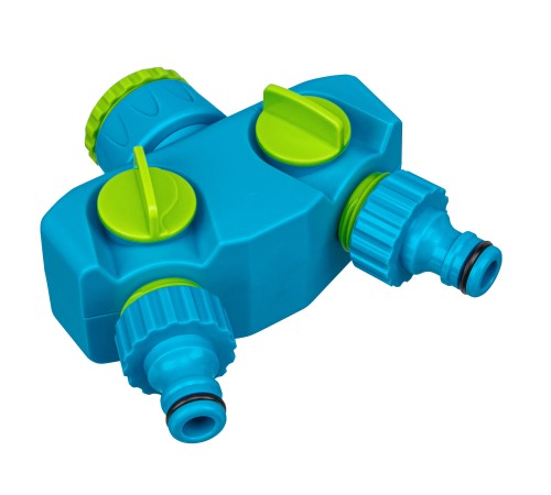 Разветвитель двухканальный, пластиковый Palisad Luxe