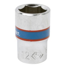 Головка торцевая стандартная шестигранная 1/4", 12 мм KING TONY 233512M Головка торцевая стандартная шестигранная 1/4", 12 мм KING TONY 233512M